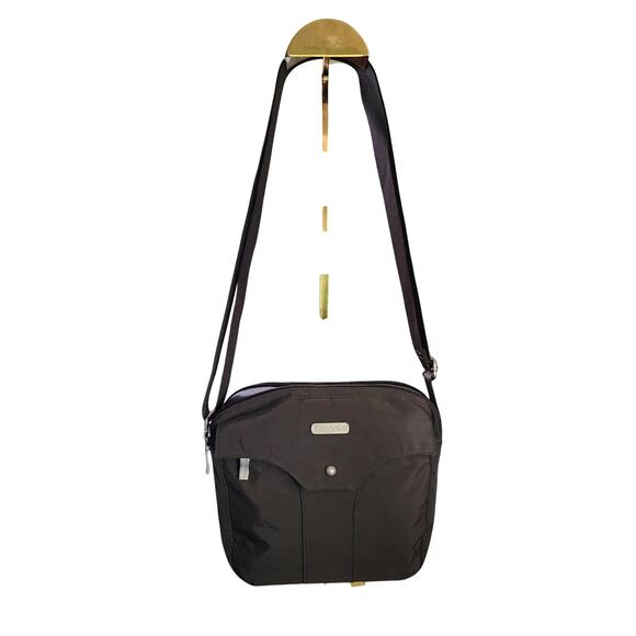 Baggalini Brown nylon crossbody messenger Bag - Picture 1 of 7